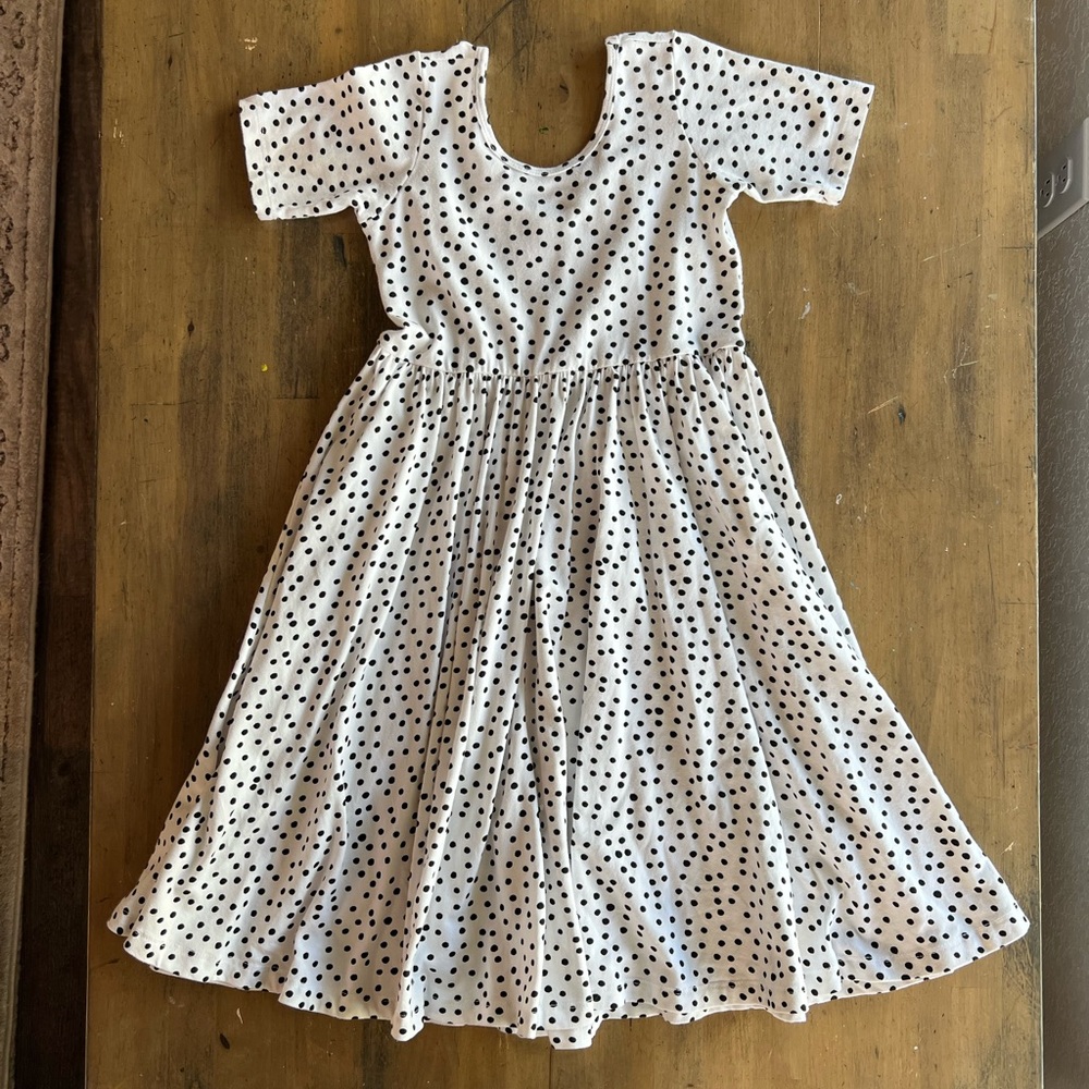 Ivory Dot Ballet Dress